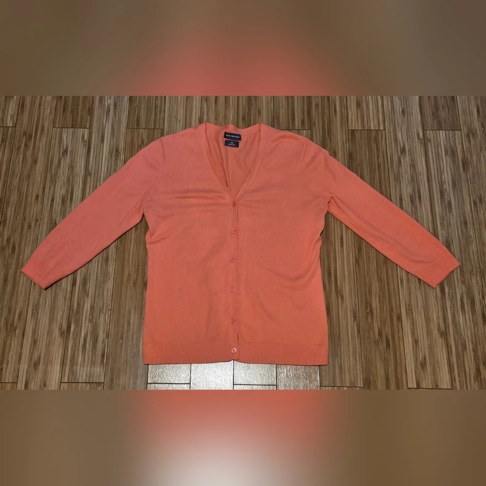 Van Heusen Coral Cardigan Sweater